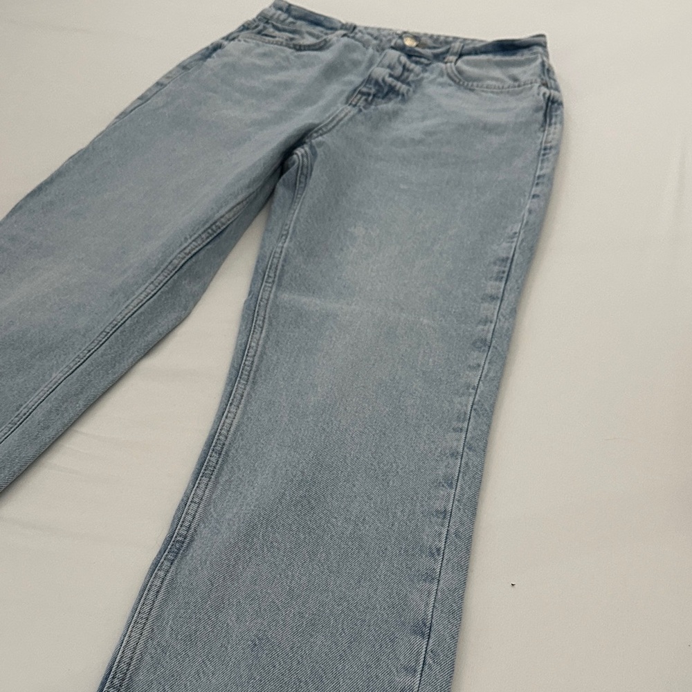 Zara Light Blue High-Rise Women's Jeans - Picture 3 of 6
